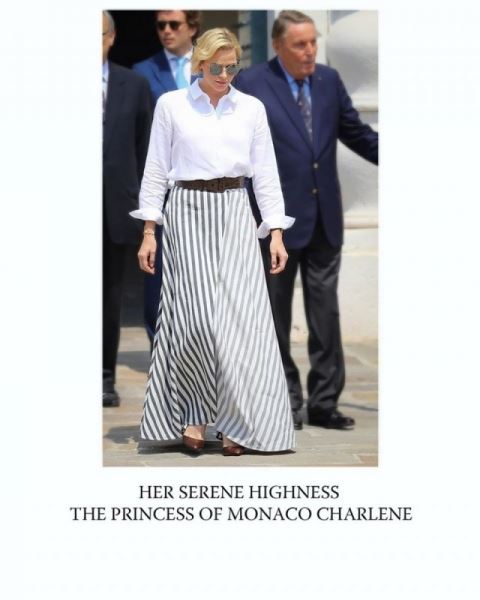 "Королевский штамп одобрения": княгиня Монако в одежде украинского дизайнера (ФОТО)